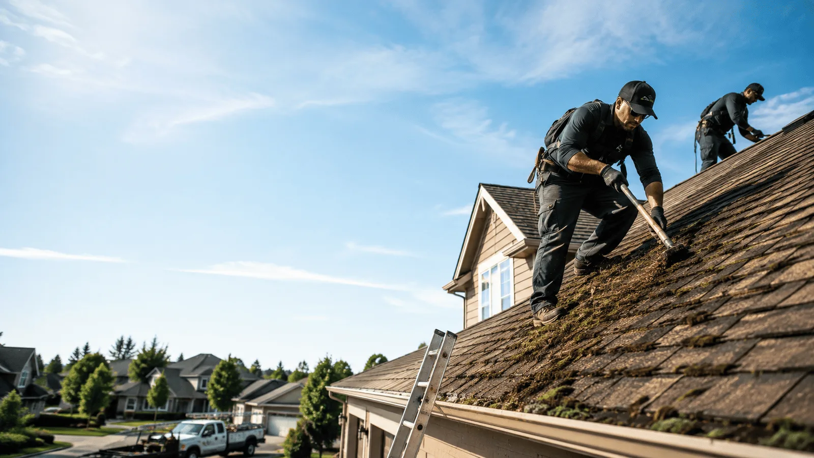 Roof Moss Removal in Lillian, TX near me